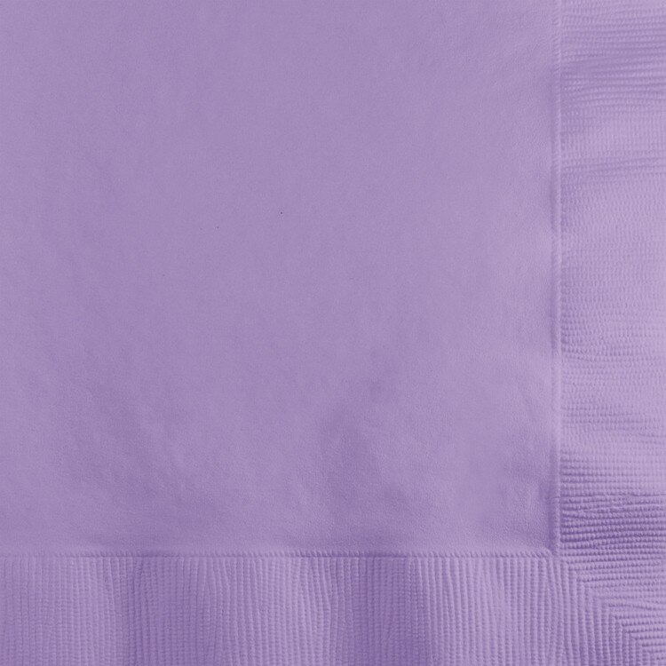Solid Beverage Napkins luscious lav